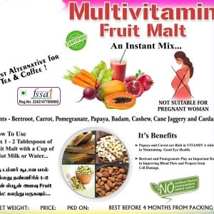 Multi Vitamin Fruits Malt 250g FREE Delivery for 250rs only