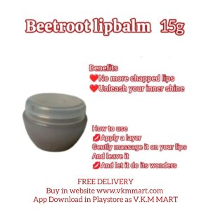 Beetroot Lipbalm 15g FREE Delivery for 250rs only
